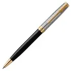 Parker Sonnet Premium Metal & Black G.C. Ballpoint Pen