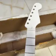 Gloss white ST electric guitar neck 22 fret 25.5 Inch maple fingerboard