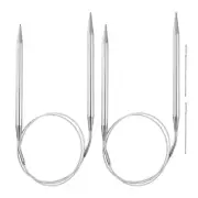 2pcs 31.5" Circular Knitting Needles US 11/7.0mm Needles 5.51" Short