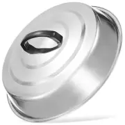 Stainless Steel Pot Griddle Cooking Wok Pan Lid Cheese Melting Dome
