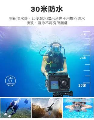 (送64G卡)FLYone SJCAM SJ4000 Dual 4K雙螢幕 WIFI 運動攝影機 (5.6折)