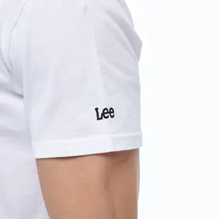 Lee 側面小LOGO文字Lee Jeans背部印刷短袖T恤 男 白 Modern LL200136K14