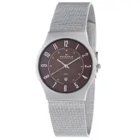 在飛比找Yahoo!奇摩拍賣優惠-SKAGEN sukagen 233XLSSD 棕色手錶鐘表