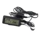 Thermometer Gauge Meter Digital LCD Gauge Meter Inside Outside Temperature