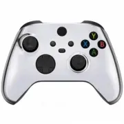 Chrome Silver Xbox One Series S|X Custom UN-MODDED Controller Unique Design