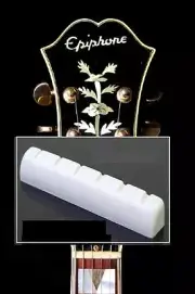 FREE SHIPPING GeetarGizmos SLOTTED BONE NUT for Epiphone Guitar