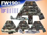 FW190 COCKPIT instrument panel CDkit