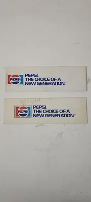 Vintage Pepsi Branded Paper Hats x2