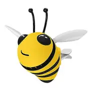 Bee Car Auto Perfume Clip Outlet Vent Ornament Scent Fragrance Air Freshener yellow