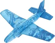 BCOATH Outdoor Glider Plane Portable Stable Flying Plane for Boys Interactive Parent Game Easy Assembly Lightweight for Birthdays Festivals