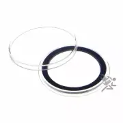 (10) Air-tite 39mm Blue Velour Colored Ring Coin Holder Capsules for 1oz Silver