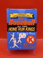 1985 Topps All Time Home Run Kings Circle K Complete Set