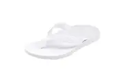 ARCHLINE Orthotic Thongs Arch Support Shoes Footwear Flip Flops Orthopedic - White/White