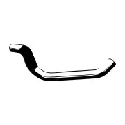 Gates Radiator Curved Hose for Rover 200 Series 213 EV2 1.3L 600mm