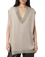 Allsaints Bern Side Snap Top