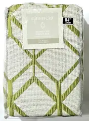 Rutherford Grommet Top Window Panel 52x84in L Green