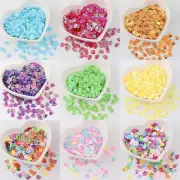 10g Bag Glitter Sequins 6x8mm Sea Shell Shape PVC