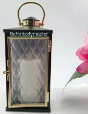 Bath and Body Works BLACK & GOLD LANTERN NIGHTLIGHT WALLFLOWER Diffuser Plug