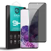 ZUSLAB Galaxy S20 Privacy Screen Protector, Tempered Glass Case Friendly 9H Hardness Anti Spy for Samsung