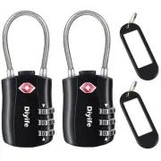 TSAdiamond le rock 2 luggage tags included Diyife TSA rock padlock diamond 972