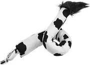 Bohue Animal Tail Plush Tail Tiger Leopard Cow Tail Costume Accessories Dress Up Props for Halloween Cosplay Party
