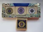 Lot of 4 L'Occitane Shea Extra Gentle Soaps 3.5oz / 100g Verbena, Lavender, Milk