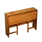 NNEOBA Folding Tawny Computer Table Desk - Multipurpose Bedside Workstation (103