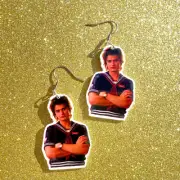 Stranger Things Steve Harrington novelty earrings
