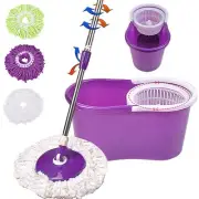 Household Magic Replacement Refill 360°Spin Cleaning Pad Microfiber Mop Head @RR