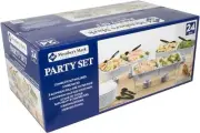 Member's Mark Party Set with Safe Heat Chafing Fuel (24 Piece)