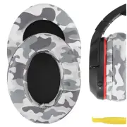 Geekria Protein Leather Ear Pads for Turtle Beach Stealth 400 Headphones (Camo)