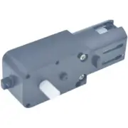 DC 6V Micro Geared Motor Black Reduction 200RPM Reversible ABS Plastic for DIY