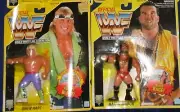 WWF Hasbro Yellow Card Owen Hart Razor Ramon WWE Mattel Retro Wrestling Figure