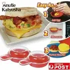 2022 Brand-New A New Set of 2 Easy Egg Vichy Microwave Egg Cookers
