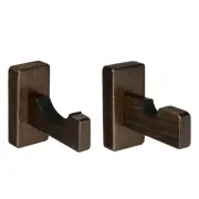 2pcs Light Saber Wall Mount, Wood Sword Display Stand Sword Storage Rac, Brown