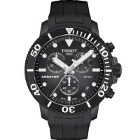 在飛比找momo購物網優惠-【TISSOT 天梭 官方授權】Seastar 海星300米