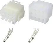 1-20 sets 12 Pin 1-480708-0 1-480709-0 Female Male Electrical Wiring Harness Connector Socket For Auto Motorcycle(Male female set,5 sets)