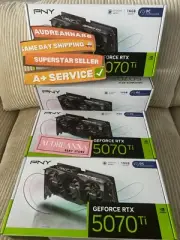 PNY GeForce RTX 5070 Ti Overclocked Triple Fan IMMEDIATE SHIP Brand New
