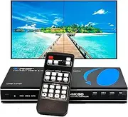 OREI 4K 2x2 HDMI or USB-C Video Wall Controller Processor Display Upto 4K 60hz 2x1, 1x2, 1x3, 1x4 Supports 180 Degree Rotate RS-232 Audio Extraction (UHD-14VW)