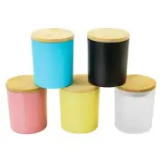 Glass Storage for with Lid Sealed Container Grain Airtight Stash