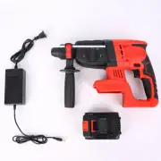 Brushless Electric Impact Hammer 220V Li-ion Cordless Drill w/ Battery & Charger