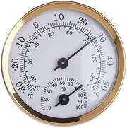 Thermometer Mini Hygrometer Circular Room Household Portable Thermometer Hygrometer Wall-Mounted Thermometer Hygrometer