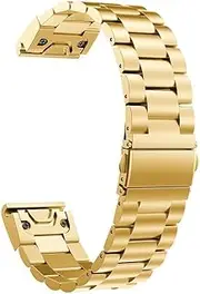 [FULNES] QuickFit 26 22 20mm Smartwatch Bands For Garmin Fenix 6S 6 6X Pro 5S 5 5X Plus 3HR 7X 7 7S Easyfit Stainless Steel Wrist Straps