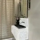 Crystal Quartz Vanity Top – Bathroom Stone Slab for Luxury Decor & Interior