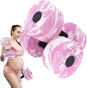 Water Dumbbells, Fitness Barbells Hand Weights Exercises, Ergonomic Portable Pool Aerobics Fitness Equipment for Lake Travel Home Vacation