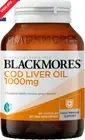 Cod Liver Oil 80 Capsules Supports Immune System & Joint Health