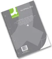 NOTEBOOKS SPIRAL A4 (5PK), WRITING PAD TYPE NOTEBOOK, PADS & NOTEB FOR Q CONNECT