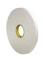 3M Double Coated Polyethylene Foam Tape 4462, White, 3/4 in x 72 yd, 31 mil, 12