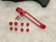 Red Titanium Deep Pocket Clip Stainless Screw Set Spyderco Yojimbo 2 C85GPBBK2