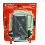 Vintage Hitachi Portable AM/FM Cassette Player Model CP-202R Black - New ***RARE